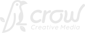 Crow logo white